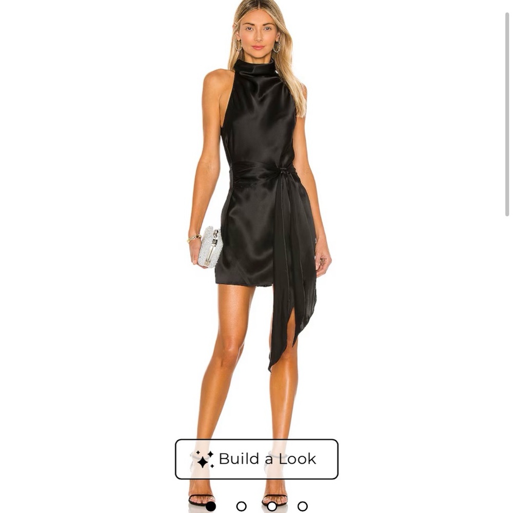 Amanda Uprichard Black Mini Dress